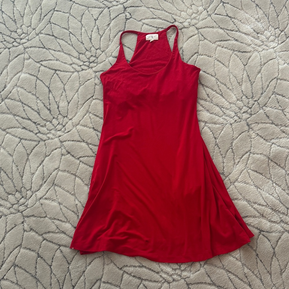 Lou & Grey Red Midi Dress